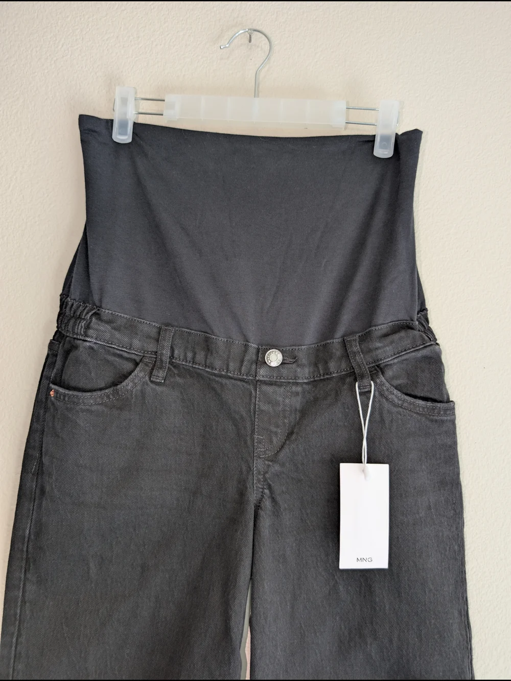 NWT Mango Maternity wide leg jeans Size 6 - Picture 6 of 14